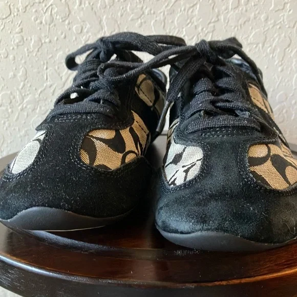 Coach: Black & Gray Baylee (A1474) Sneakers- 8 - Picture 9 of 16